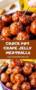CROCK POT GRAPE JELLY MEATBALLS